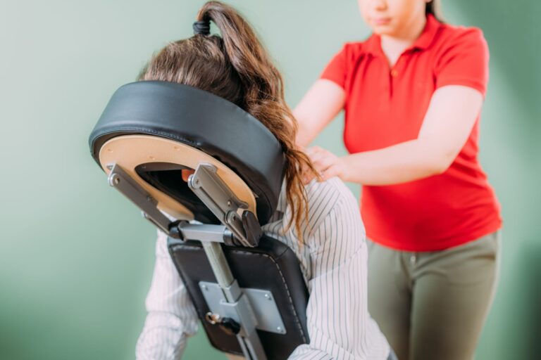 Game changer Learning chair massage